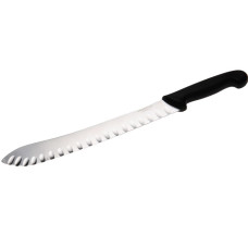 Steak Knife Granton Edge 25cm Black Handle